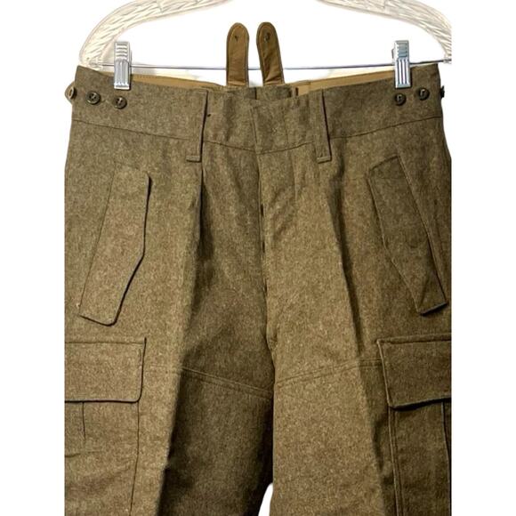 WWII German Military Field Pants 32" Waist WILH. SCHWARZ Konradsreuth Authentic - Picture 9 of 13